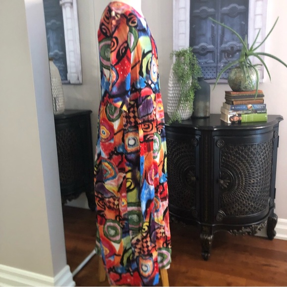 NWT Zanzea collection Bohemian Dress Printed Long Maxi Summer Sundress size XXXL - Picture 8 of 12